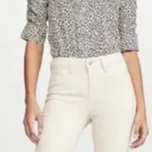 NWT! L'AGENCE Margot Skinny Jean - Vintage White - 24 - Picture 4 of 5